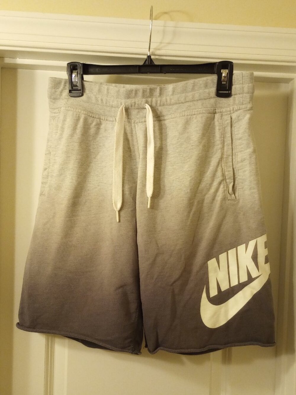 Nike Cotton Ombre Sweat Shorts, Size M, Pre-Owned